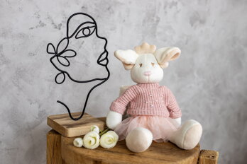 Textilná bábika Zajka