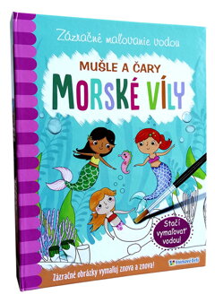 morské víly maľovanie vodou