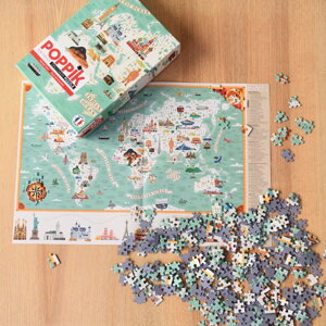 Cesta okolo sveta - puzzle s plagátom