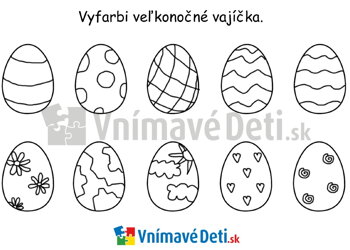 veľkonočné vajíčka