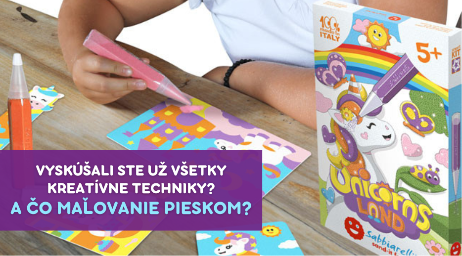 Vyskúšali ste už všetky kreatívne techniky? A čo maľovanie pieskom?