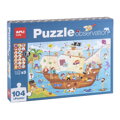 Pirátska loď - postav puzzle, hľadaj detaily 