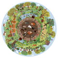 Príroda nad aj pod zemou - okrúhle puzzle