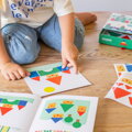 Stavby z geometrických nálepiek