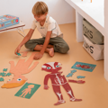 5x Ľudské telo - edukatívne puzzle