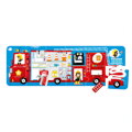 Puzzle Hasičské auto - postav a doplň