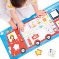 Puzzle Hasičské auto - postav a doplň