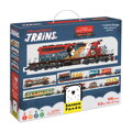 Puzzle Vlaky - pomiešaj a poskladaj
