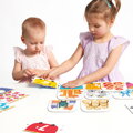 Puzzle Vláčik s číslami - postav a doplň