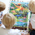Puzzle Pozorujeme dinosaurov