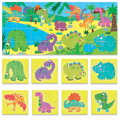 Dinosaury - 8 + 1 puzzle