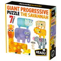 Savana - maxi postupné puzzle