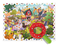 Detektívne puzzle s lupou Farma