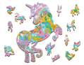 Jednorožec - drevené puzzle
