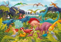 XXL puzzle Dinosaury