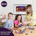Modelovacia hmota OKTO MŠ 9 farieb x 10+1 ks Vesmír/zelenina