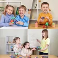 Modelovacia hmota OKTO MŠ 9 farieb x 10+1 ks Letný tábor/mesto