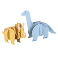 3D drevené dinosaury 