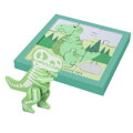 3D tyranosaurus a drevené puzzle
