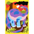 Dinosaury - obrázky na maľovanie pieskom