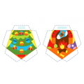 Vianočná hviezda 3D - maľovanie pieskom