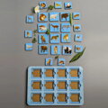 Mamy a mláďatá - divoké zvieratá, triediace puzzle