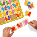 Puzzle Motýle a farby