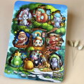 Kde je domček na strome - trojvrstvové vkladacie puzzle