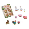 Zvieracie rodinky: domáce zvieratá 1, vkladacie puzzle
