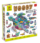 Zvieratá v mori - drevené puzzle