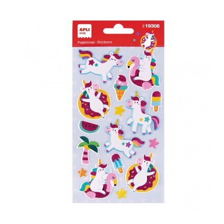 Rozprávkové jednorožce - nálepky