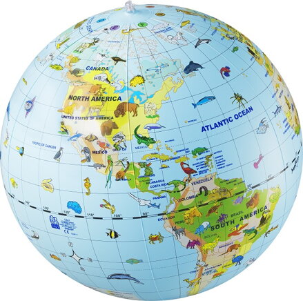 Glóbus Zvieratá, 50 cm