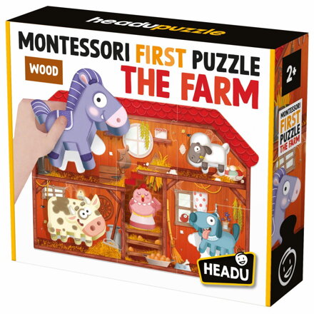 Prvé puzzle Farma Montessori