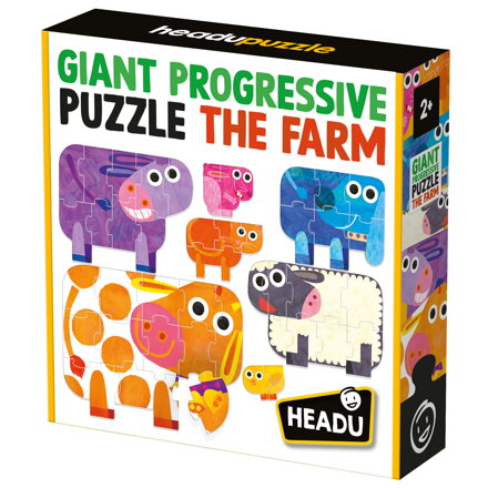 Farma - maxi postupné puzzle