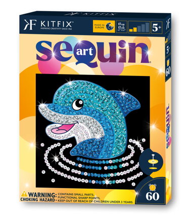 Napichovanie flitrov Delfín 60