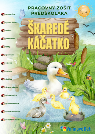 Škaredé káčatko - pracovný zošit predškoláka