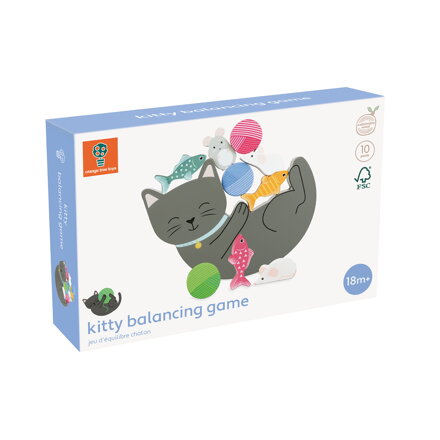 Mačička s kamarátmi - balančná hra