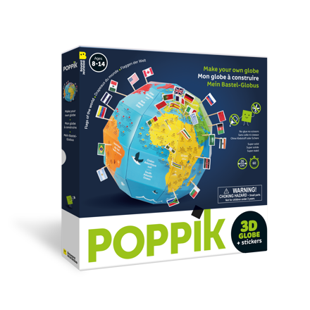 3D Zemeguľa a vlajky