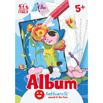 Kvetinové víly - obrázky na maľovanie pieskom