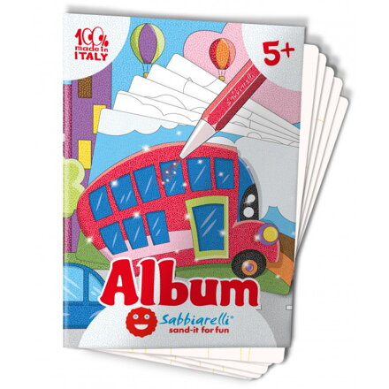 Dopravné prostriedky - obrázky na maľovanie pieskom