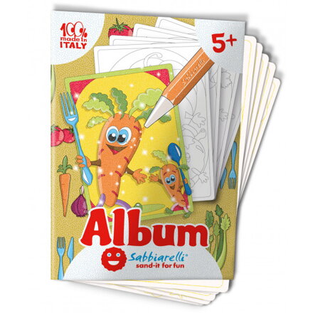 Zelenina - obrázky na maľovanie pieskom