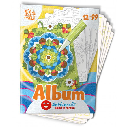 Mandala - obrázky na maľovanie pieskom