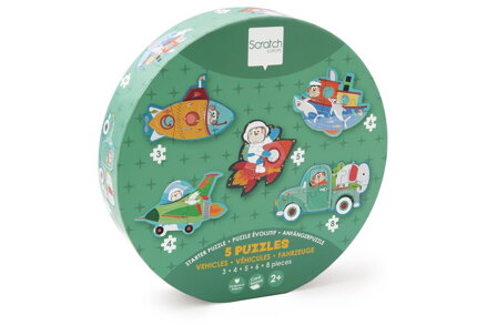 Prvé puzzle - Dopravné prostriedky 2