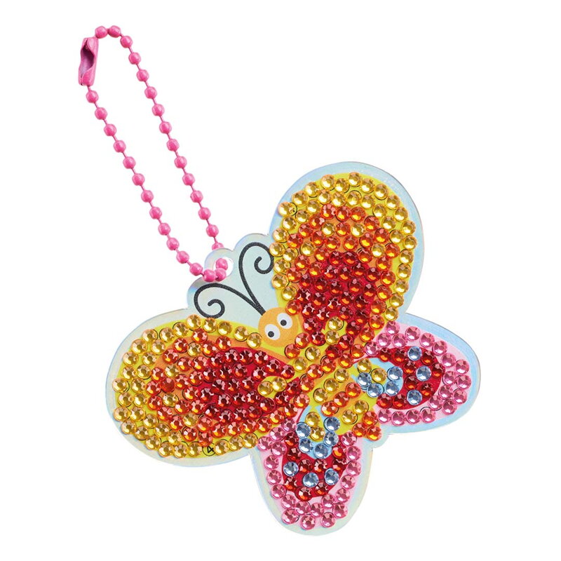 Diamantový prívesok motýlik