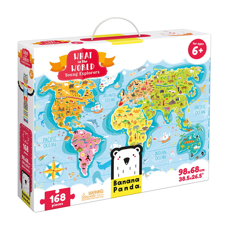 Puzzle Aký je svet - Malí bádatelia