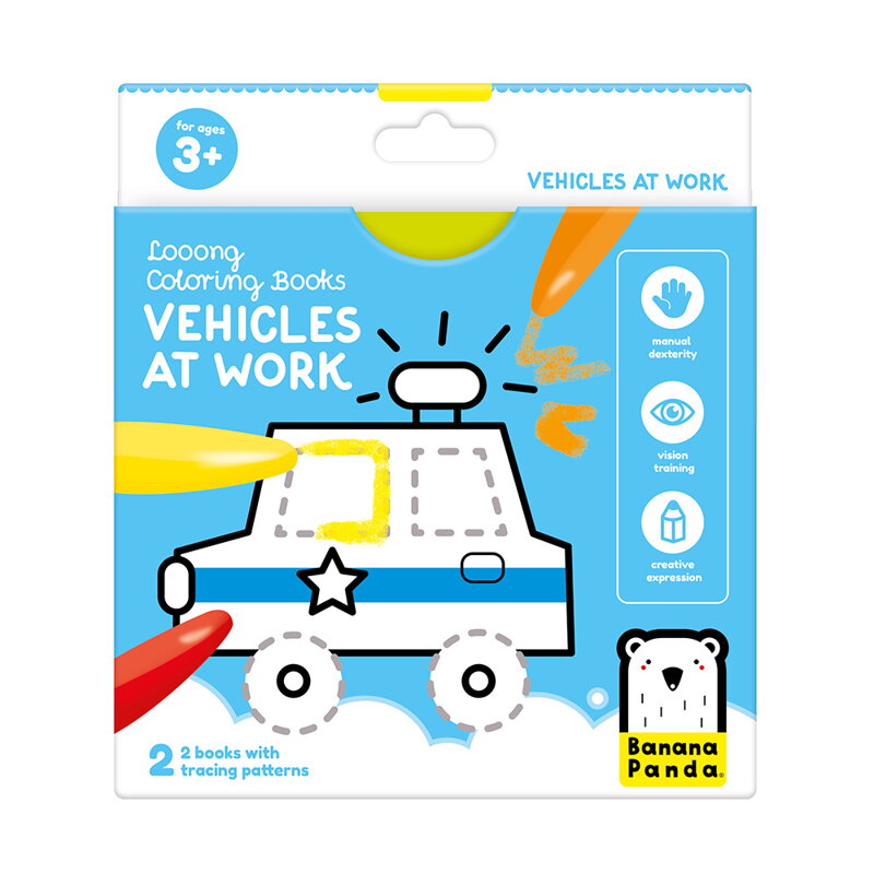 Omaľovánka Dopravné prostriedky v službe