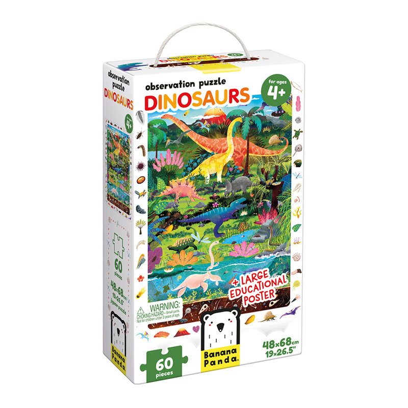 Puzzle Pozorujeme dinosaurov