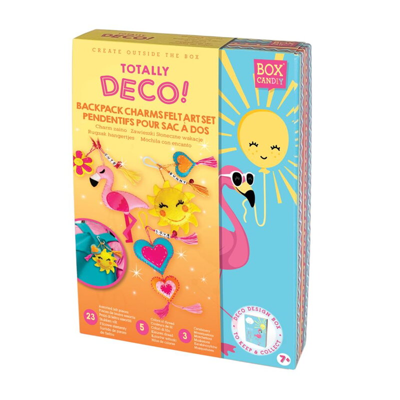 Prívesky na tašku - kreatívna sada