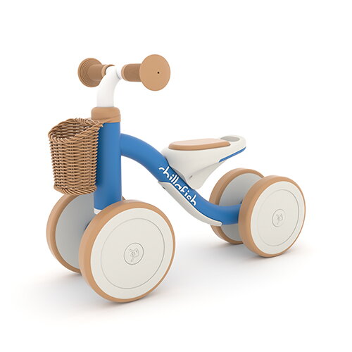 Odrážadlo Cruzi 4-kolesové, modrá