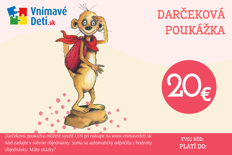 Darčeková poukážka 20